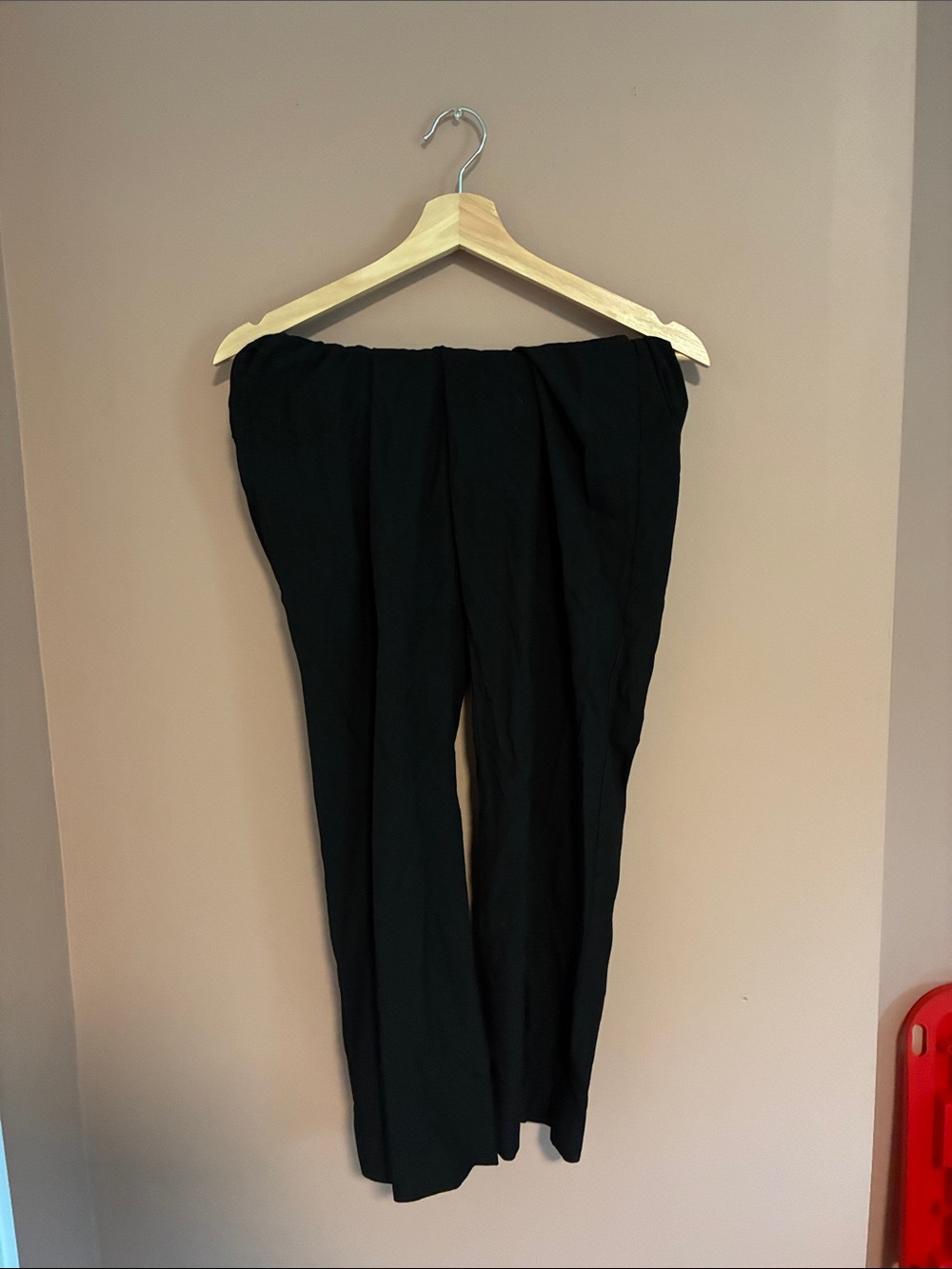 Ann Taylor Black Wide-Leg Trousers
